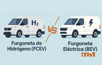 furgoneta de hidrogeno vs furgoneta electrica