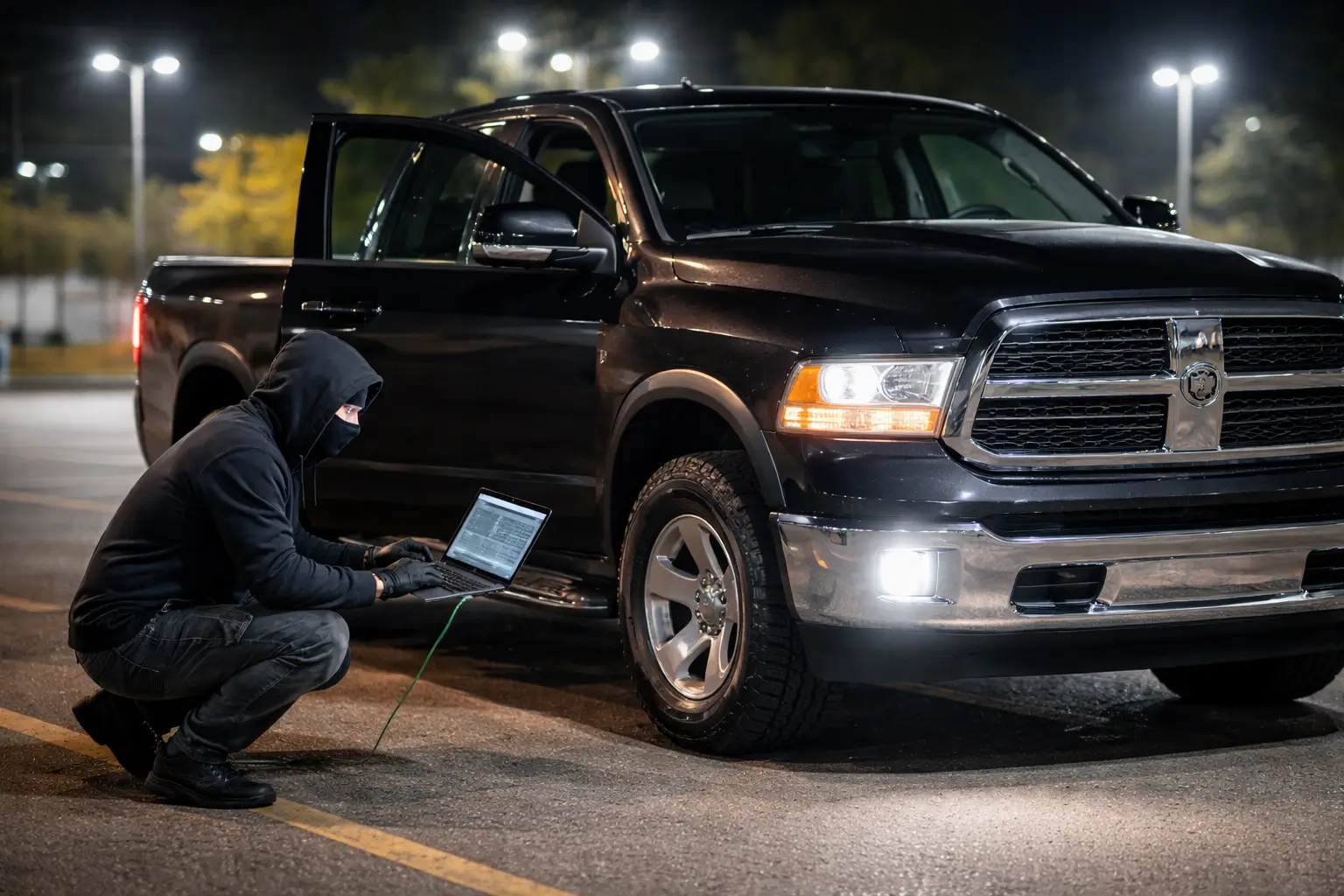 Seguridad y riesgo de robo de camionetas Ram