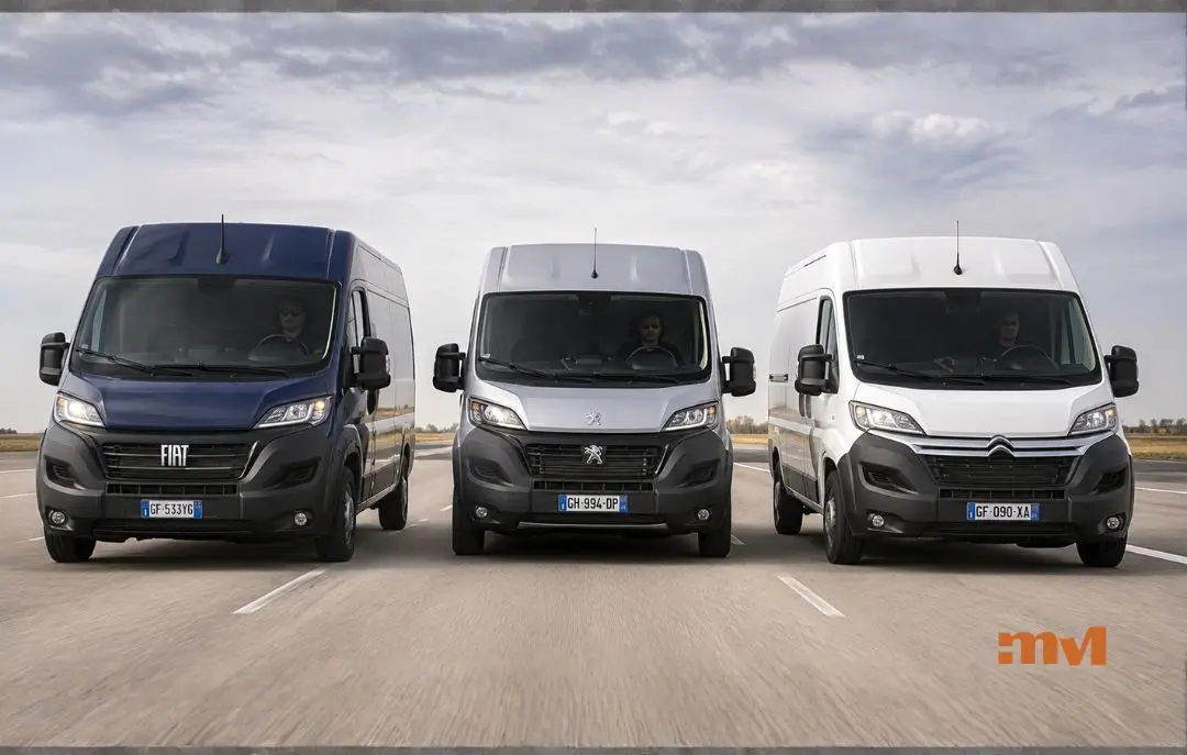 Fiat Ducato vs Peugeot Boxer vs Citroen Jumper comparativa de compra de estas tres furgonetas